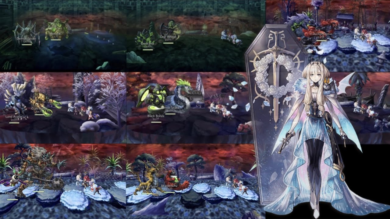 [Another Eden] All void bosses - 1 Team only - NO AF | Iphi - OVERPOWERED