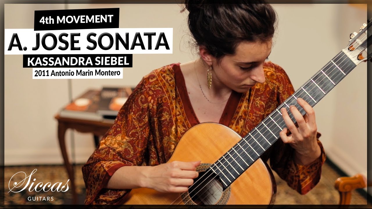 Kassandra Siebel plays 4th Mov from Antonio José Sonata on a 2011 Antonio Marin Montero