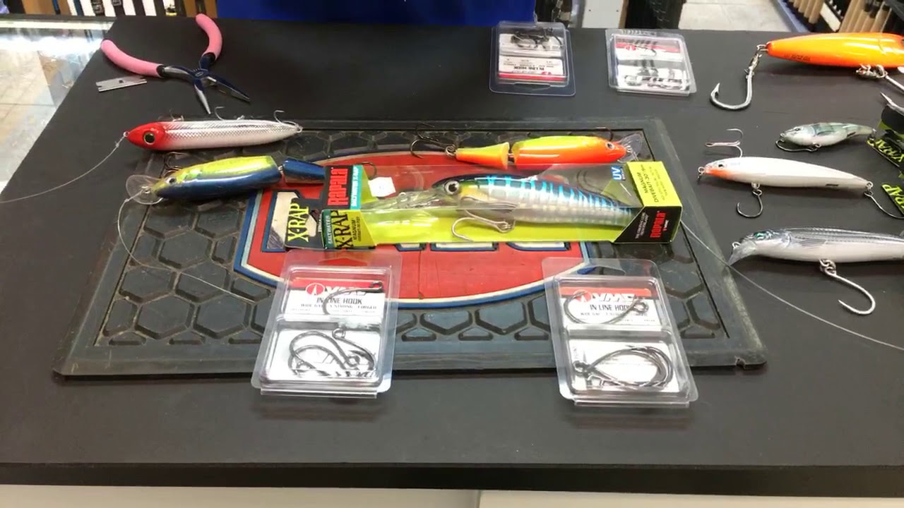 Changing treble hooks on my Lures to single hooks