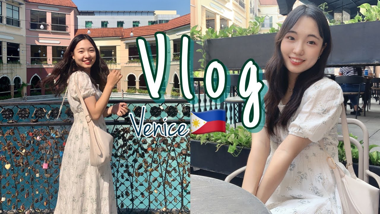 Korean girl got surprised in the Philippines🇵🇭 | Venice Grand Canal | Hana Cho