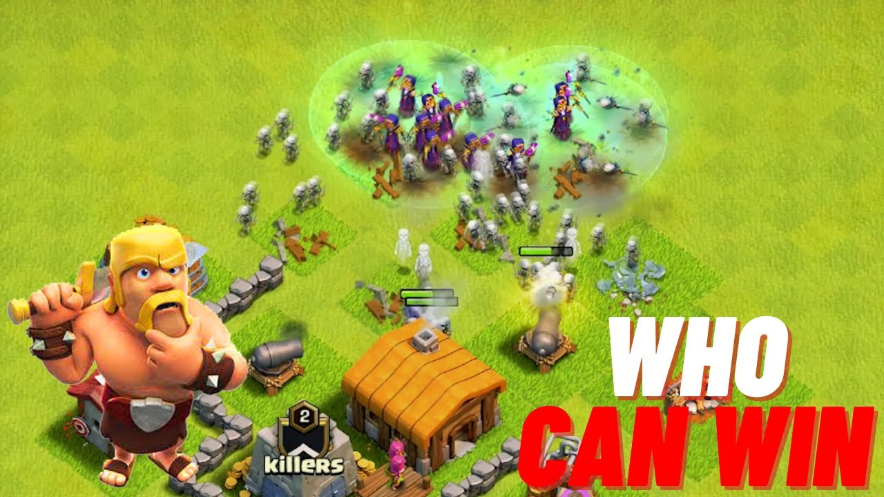 All Troops Vs Max Town Hall 3 Base | (Clash of clans) | coc