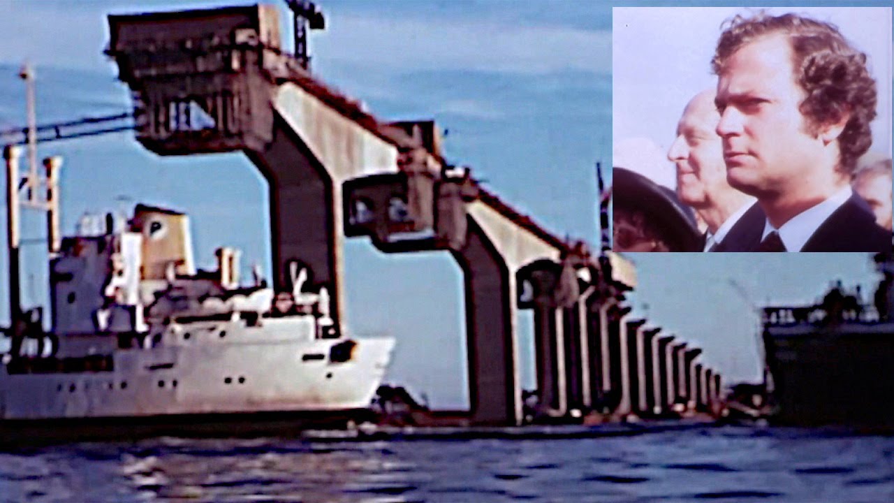 Ölandsbron 40 år, unika scener, Ölandsfärjornas sista resa mm