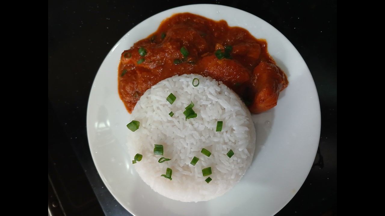 How cook chicken masala with rice