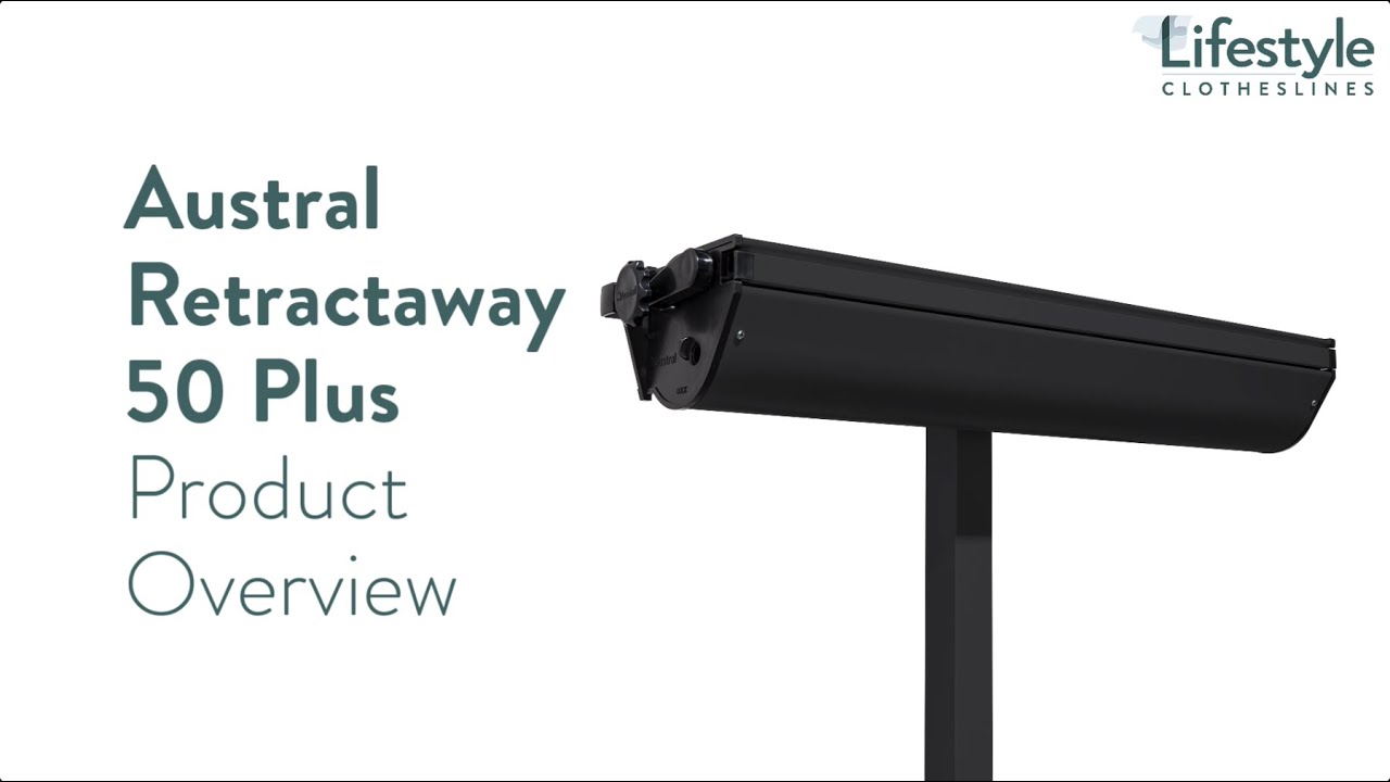 Austral Retractaway 50 Plus Clothesline Overview - Lifestyle Clothesline