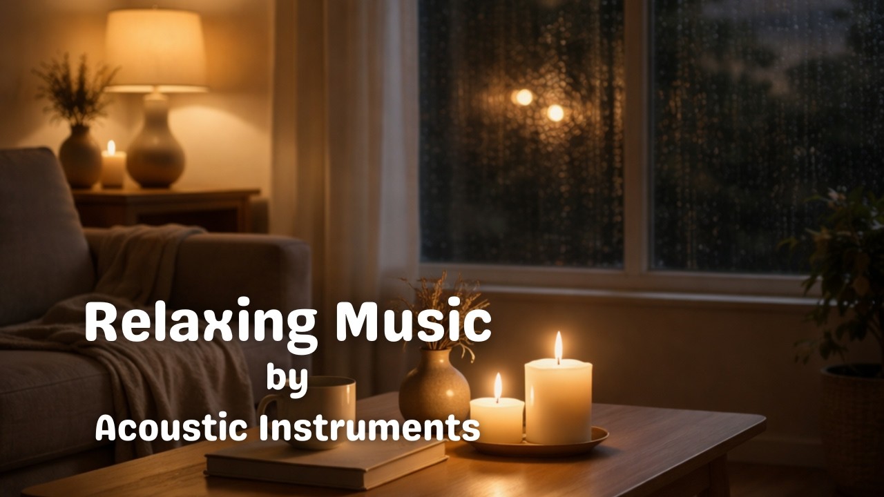Gentle Acoustic Guitar Melodies - Rainy Window Ambiance for Work, Study & Relaxation Vol.1