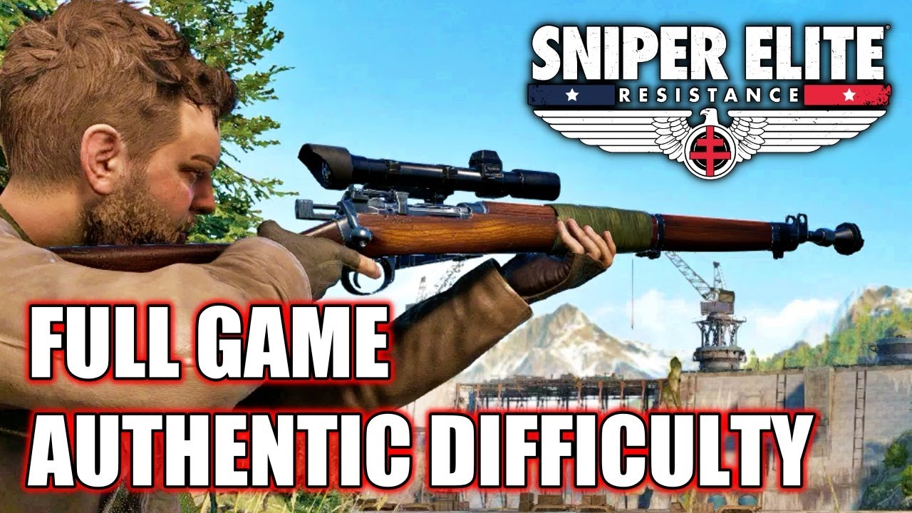 Sniper Elite Resistance Full Game Walkthrough Authentic, Highest Difficulty Creme de la Creme Trophy