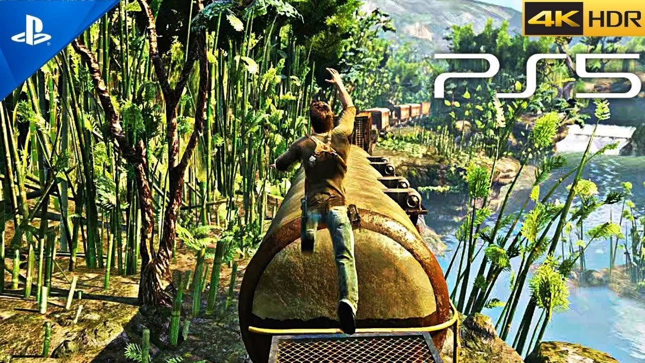 (PS5) Uncharted 2 Train Scene | One of the BEST Missions in Uncharted EVER! [4K HDR]