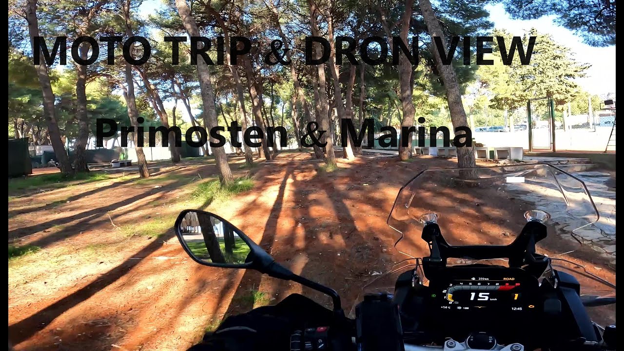 Fast MOTO Trip & Dron View | City Marina & Primosten in Dalmatia, Croatia | BMW F850 GS Adventure
