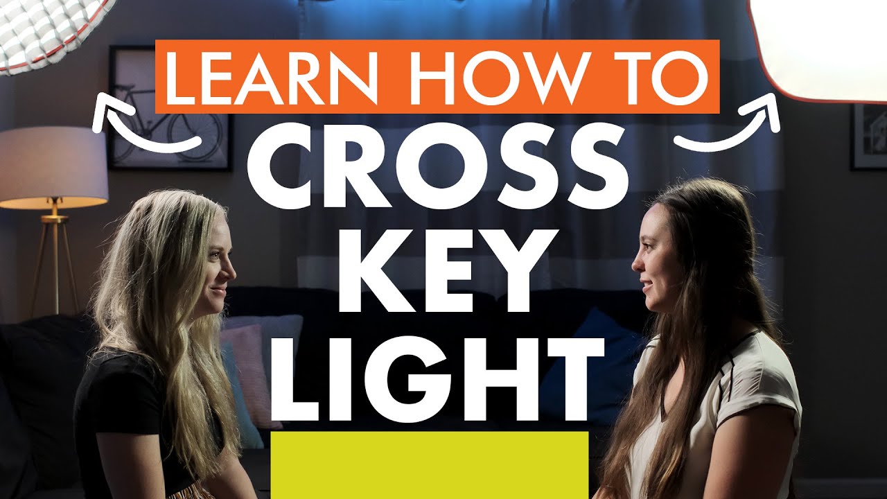How to Light 2 People for an Interview or Scene with Cross Key Lighting