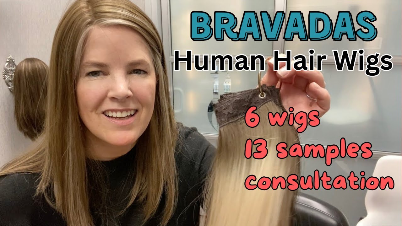 🎉BRAVADAS Human Hair Wigs🎉, Try On 6 Wigs, Look at 13 Color Samples, & Wig Consultation w/an Expert!