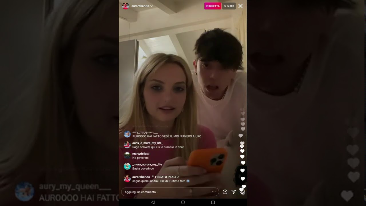Live Aurora Baruto, Mura e Gianluca sentono un suono anomalo e vanno a controllare Mura e Ale😰😱✨