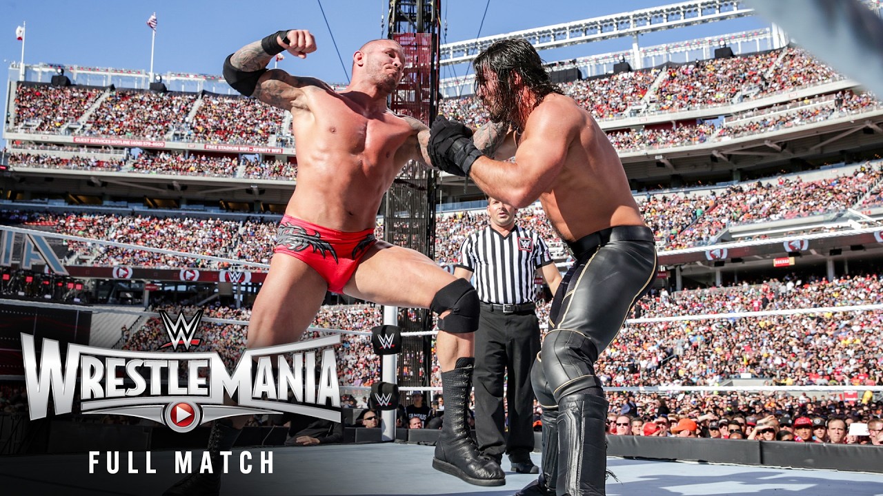ПОЛНЫЙ МАТЧ: Рэнди Ортон против Сета Роллинза: WrestleMania 31
