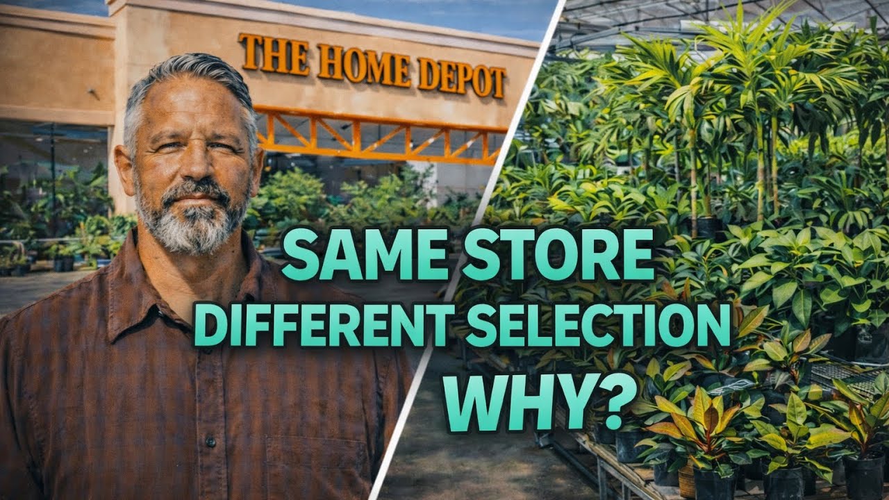 Not All Home Depots Carry the Same Plant Varieties