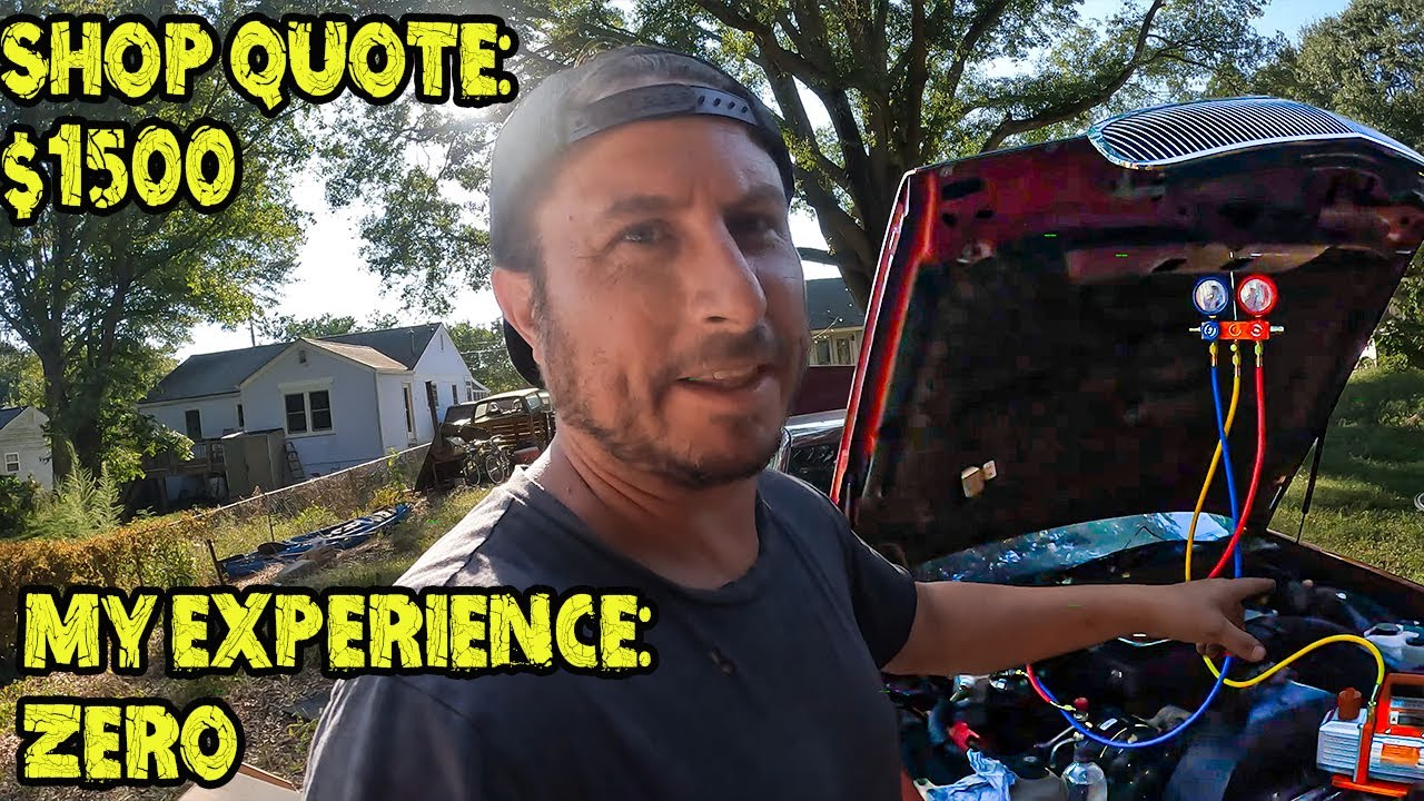 Can You Really FIX the AC on your CAR with NO EXPERIENCE?  I TRIED it…