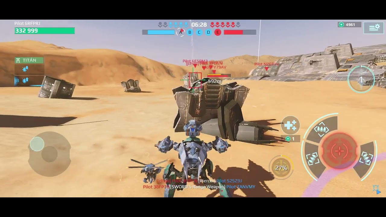 War robots test server pt 2