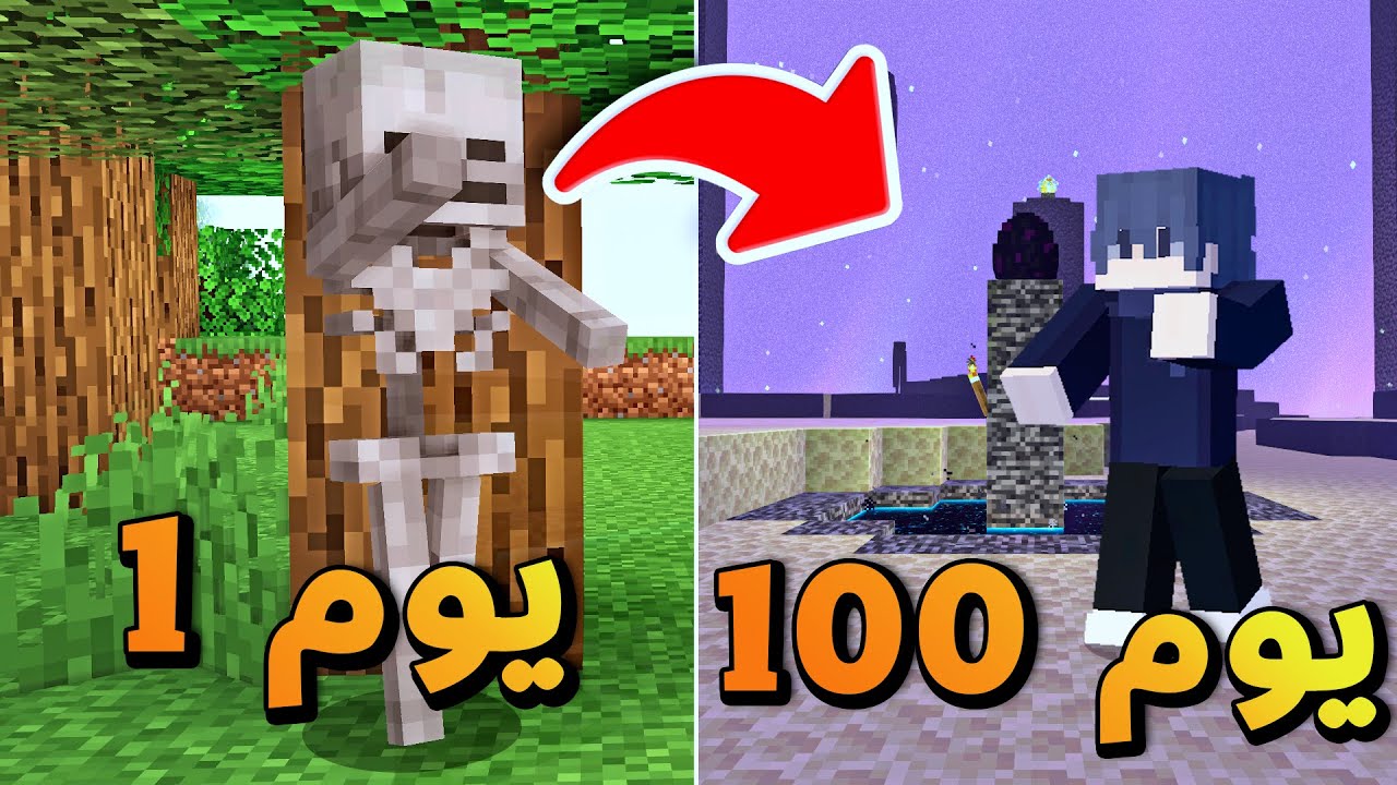 قضيت 100 يوم هاركور كسكيليتون
