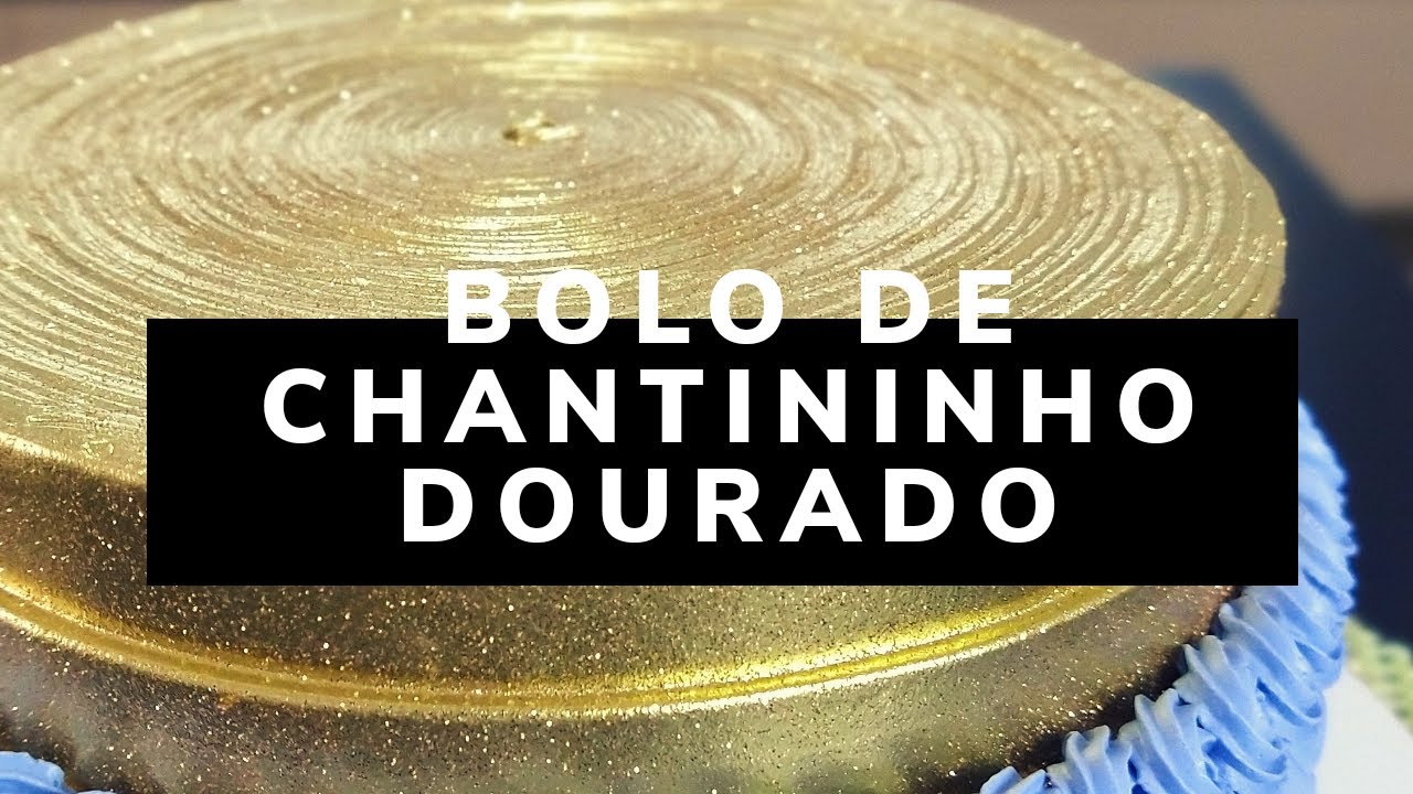 COMO DEIXAR O BOLO DOURADO