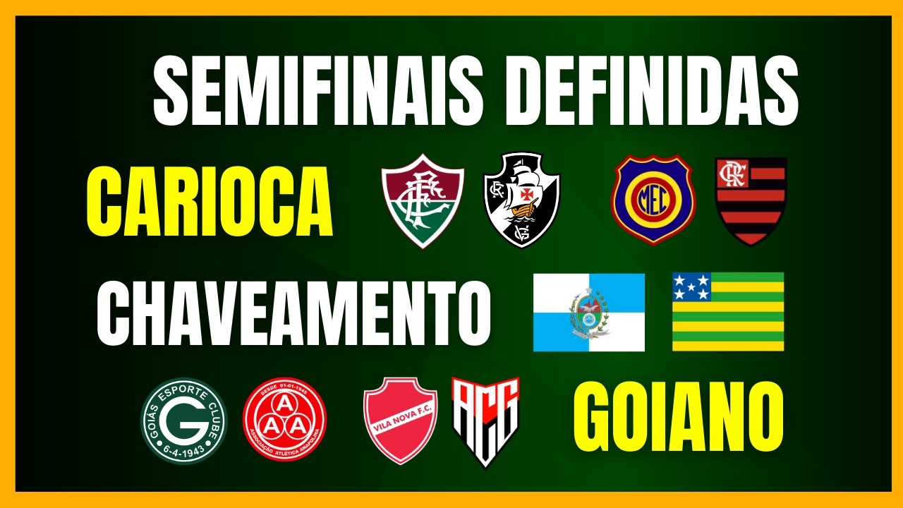 CARIOCA 2026 | DUELOS DEFINIDOS | SEMIFINAIS DO GOIANO
