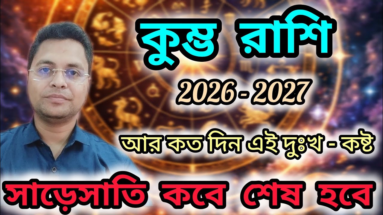 কুম্ভ রাশির সাড়েসাতি কবে শেষ হবে?Kumbha Rashi|Astrology 