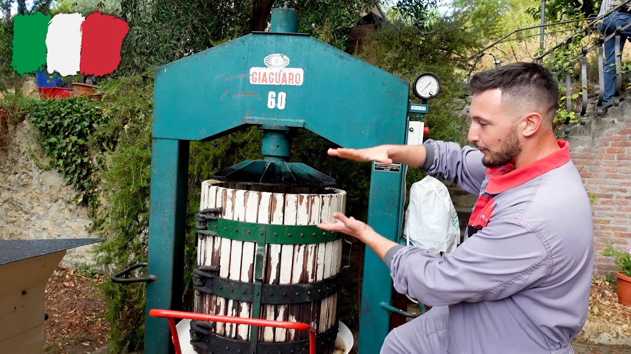 We had no idea THIS is how wine is made 🇮🇹