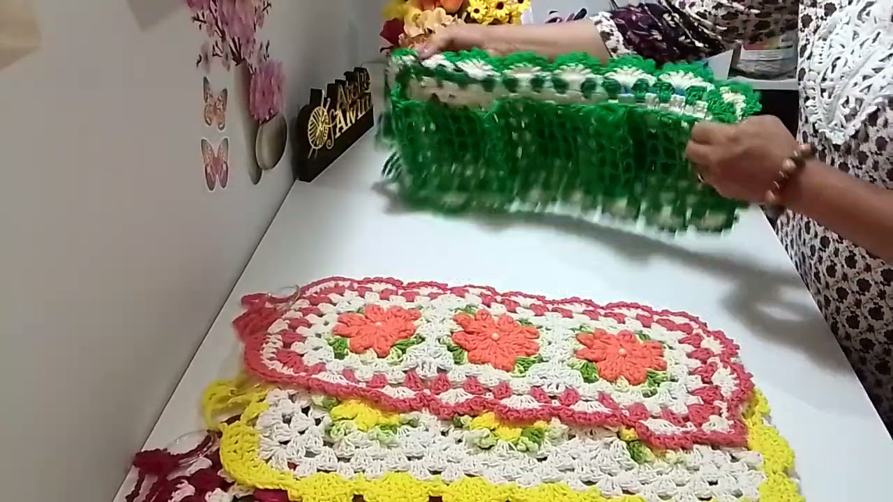 Seja todas bem vinda, uma produção linda de porta papel Higiênico ❤️❤️