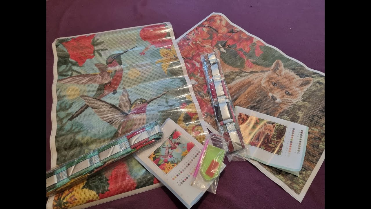 Diamond Painting / Unboxing Action / Günstige Snackbilder auch für Anfänger