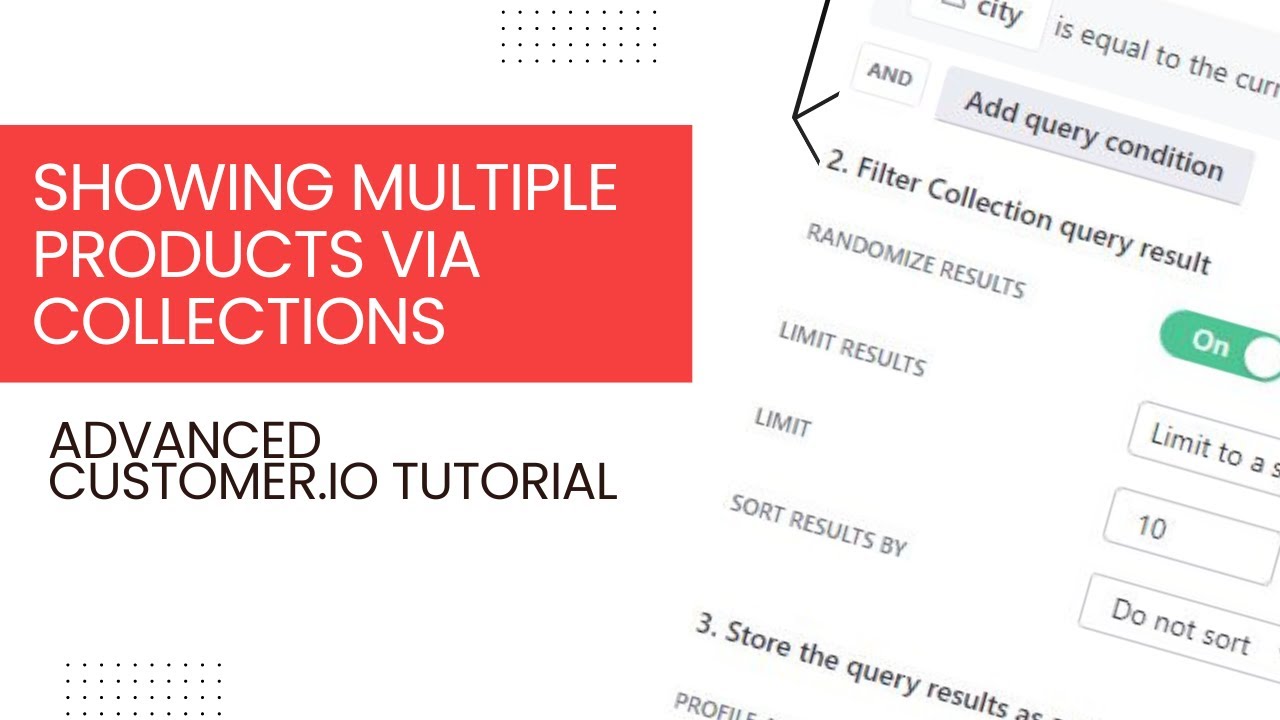 Showing Multiple Products In An Email - Advanced Customer.io Tutorial