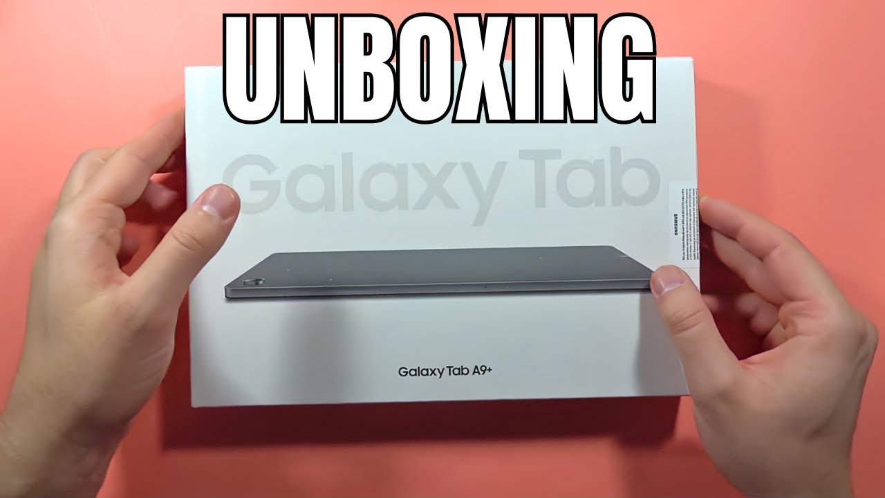 SAMSUNG Galaxy Tab A9+ - UNBOXING (co jest w pudełku, bryła urządzenia) #samsungtablet
