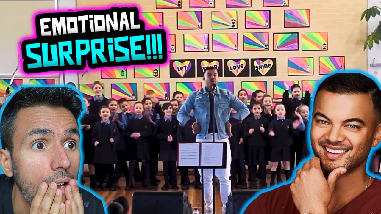 Guy Sebastian's EMOTIONAL School Choir SURPRISE! (REACTION)