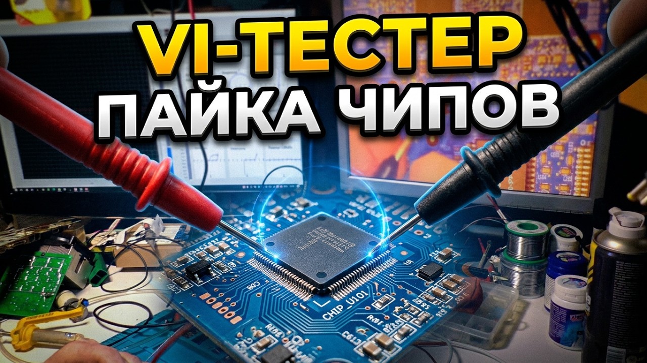 Vi- тестер. Паяльные работы сложных компонентов