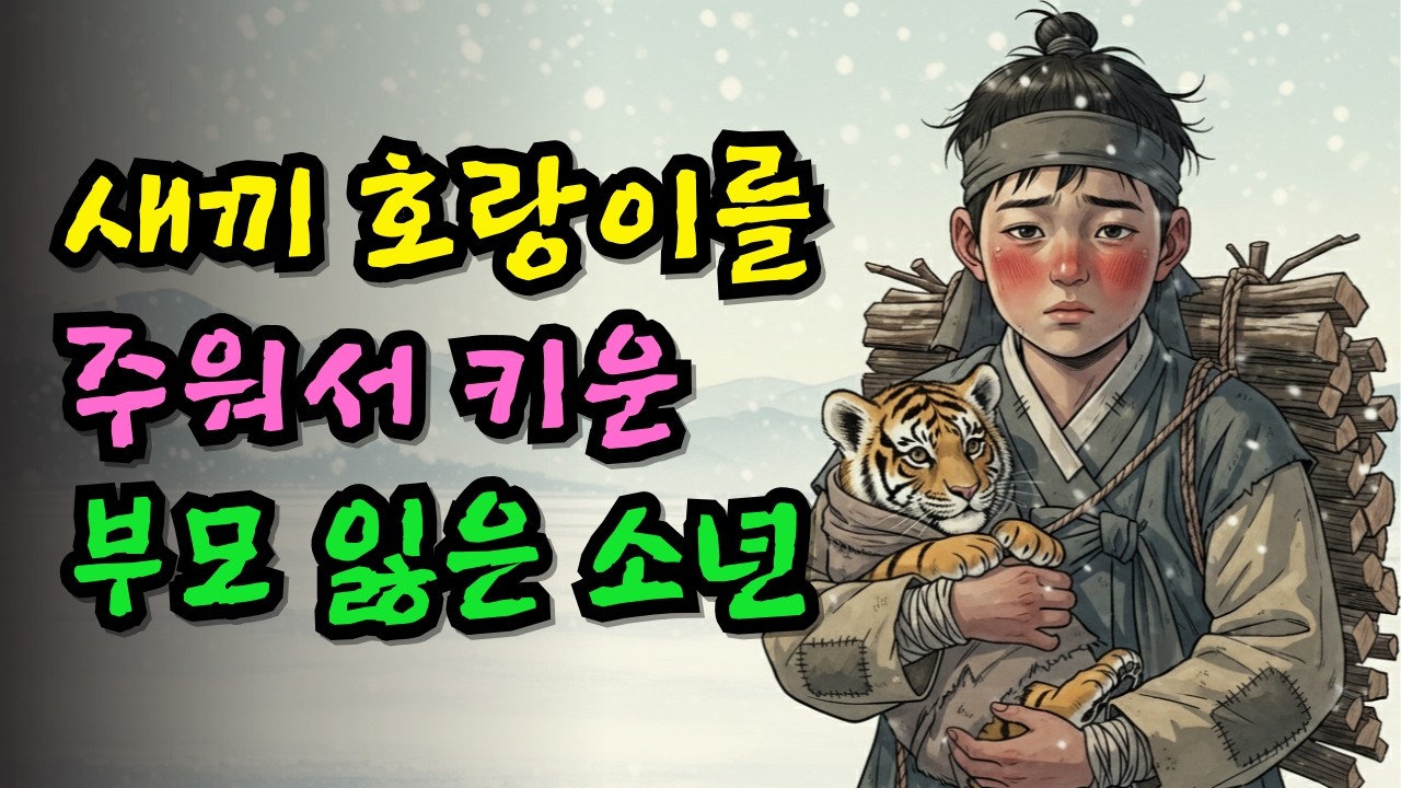 산속에서 새끼 호랑이를 주워 키운 부모 잃은 소년 ㅣ 야담 ㅣ잠잘오는이야기ㅣ옛날이야기ㅣ오디오북 ㅣ민담ㅣ신화ㅣ전설ㅣ해학 ㅣ설화ㅣ이야기
