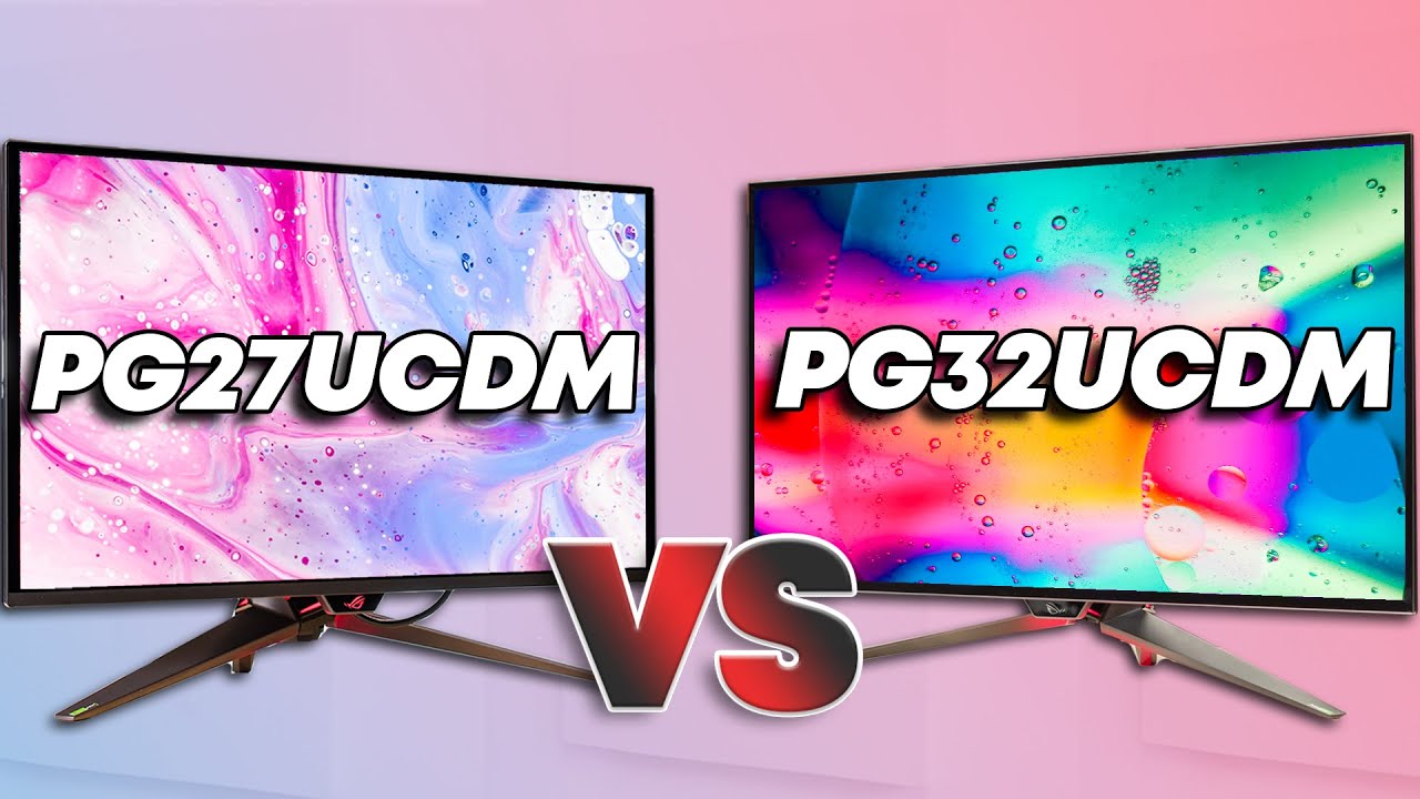 ASUS ROG Swift OLED PG27UCDM vs PG32UCDM: Are Smaller Screens The New Big Thing?