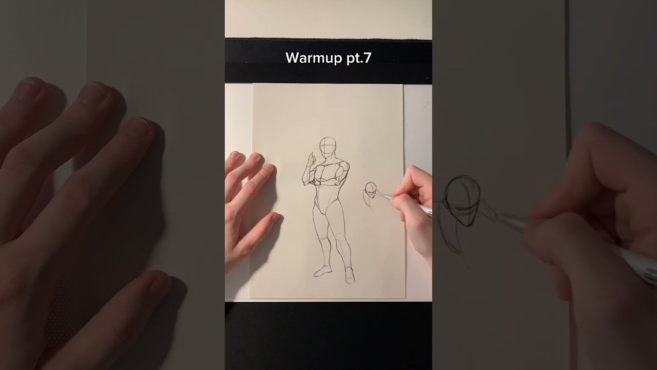 Drawing warmup pt.7 #drawing #warmup #art #sketch #sketchbook #draw