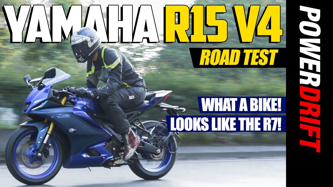 Yamaha R15 v4 — какой мотоцикл! | Обзор первой поездки | PowerDrift