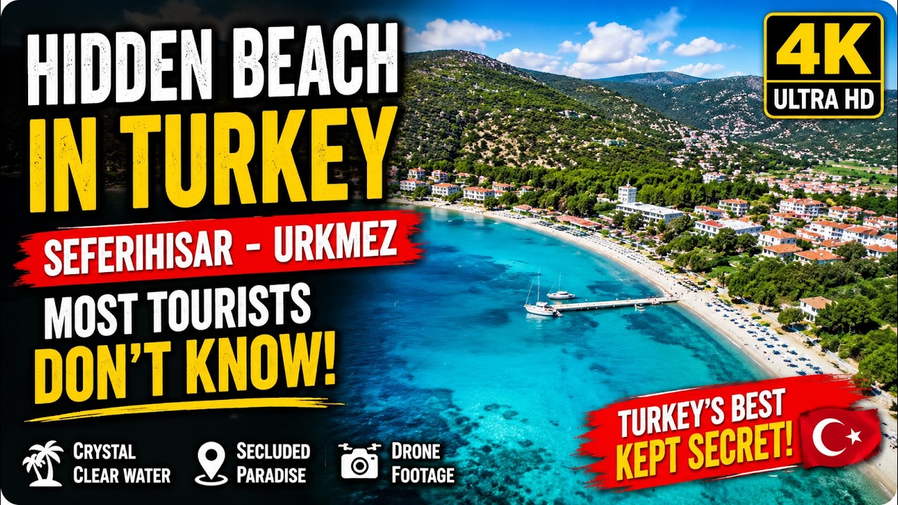 Ürkmez Plajı Drone Çekimi, Seferihisar - Izmir 🇹🇷 (#beach )