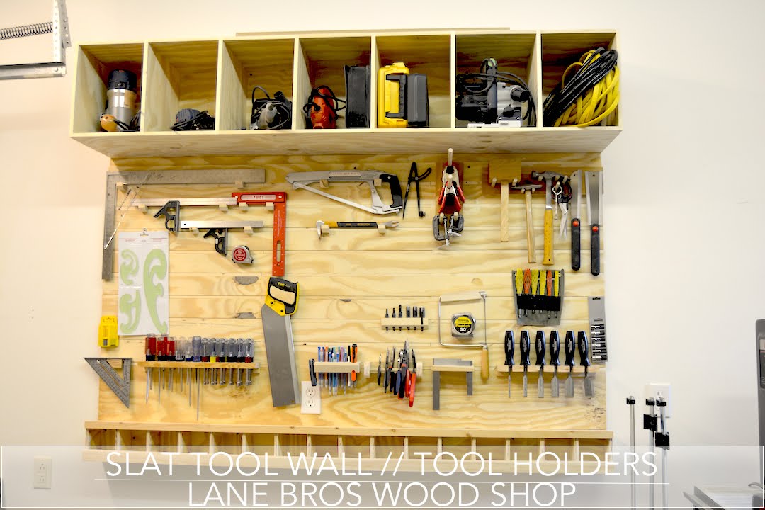 Slat Tool Wall // Tool Holders (John Heisz Design)