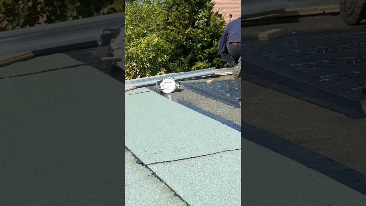 Alu Profil auf Flachdach anbringen