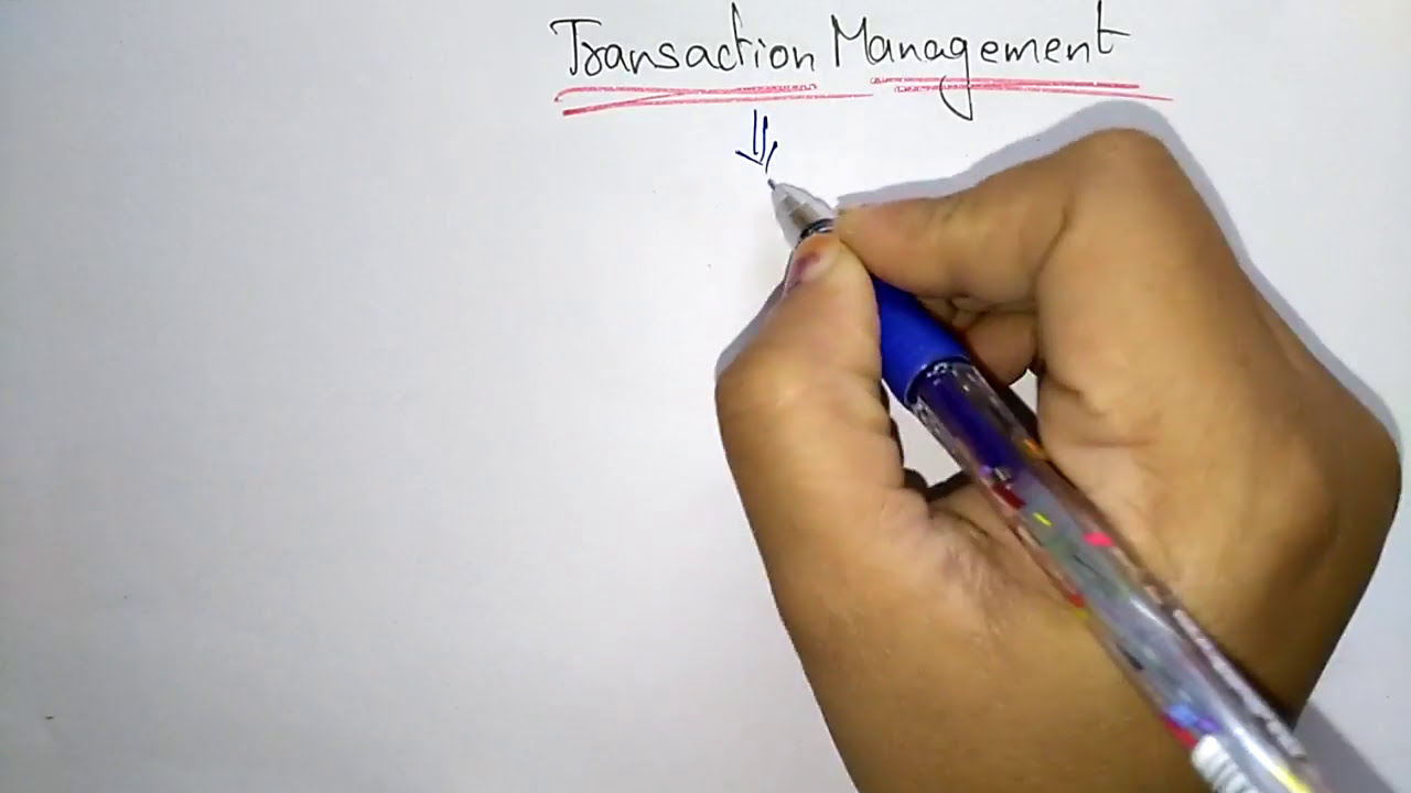 transaction management in dbms tutorial | DBMS | Lec-57 | Bhanu Priya