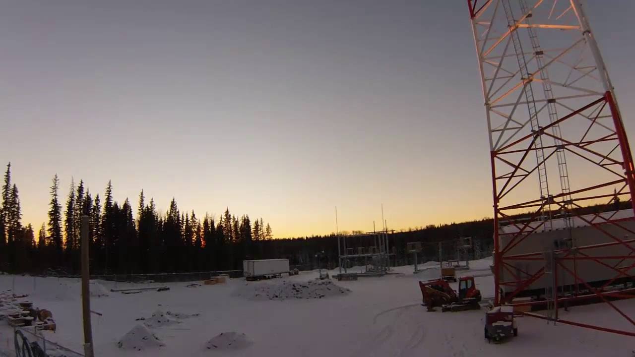 Winter in Drayton Valley, Alberta