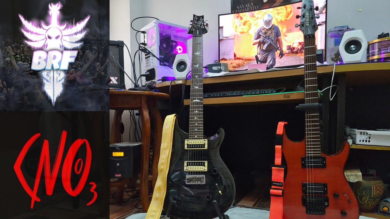 Bay Riffer - Let's Go Scum Rangers! / KNO3 version | Guitar cover