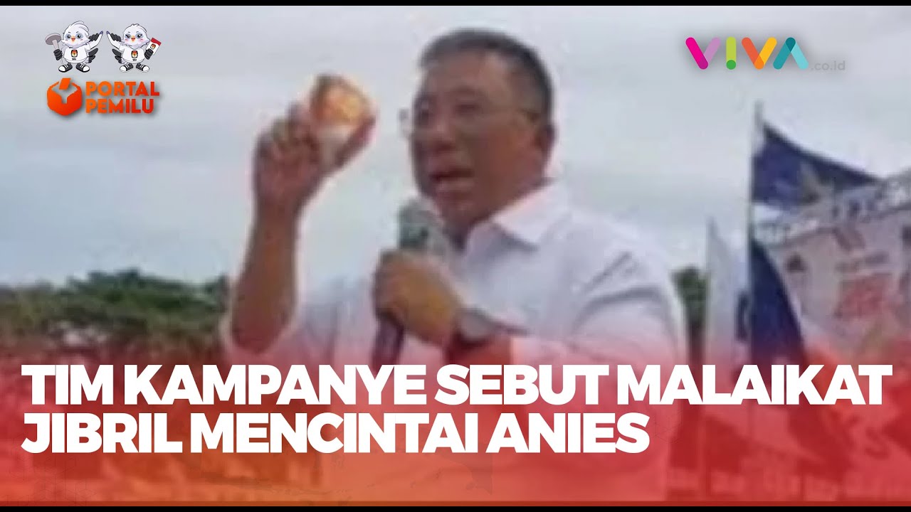 NYELENEH! Tim Kampanye Anies Sebut Malaikat Jibril Cintai Anies