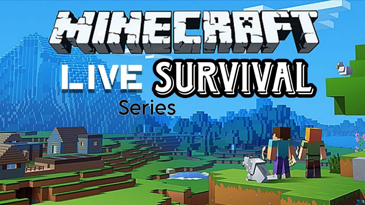 minecraft live | Day 10 |  start new minecraft survival |#shorts#verticallive#minecraft