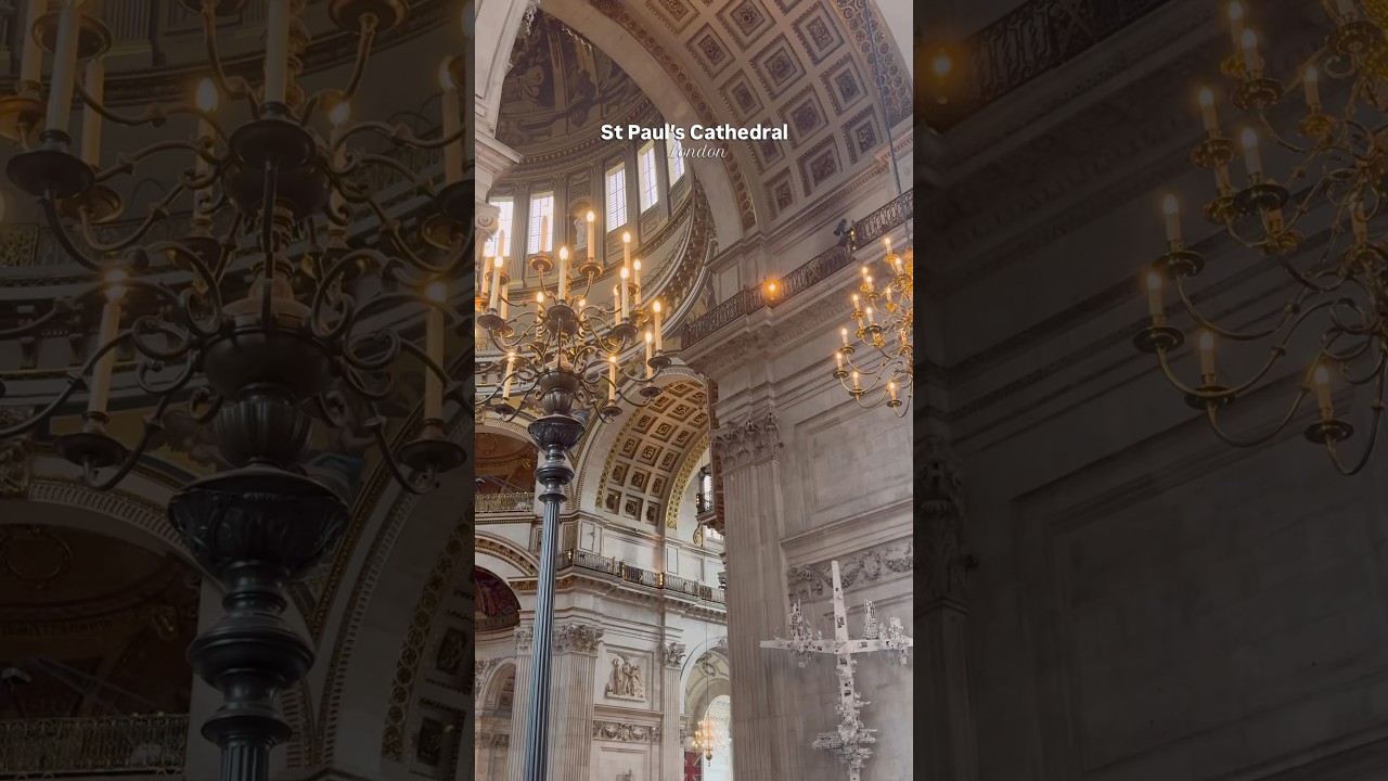 Inside St Paul&rsquo;s Cathedral 🤩✨
