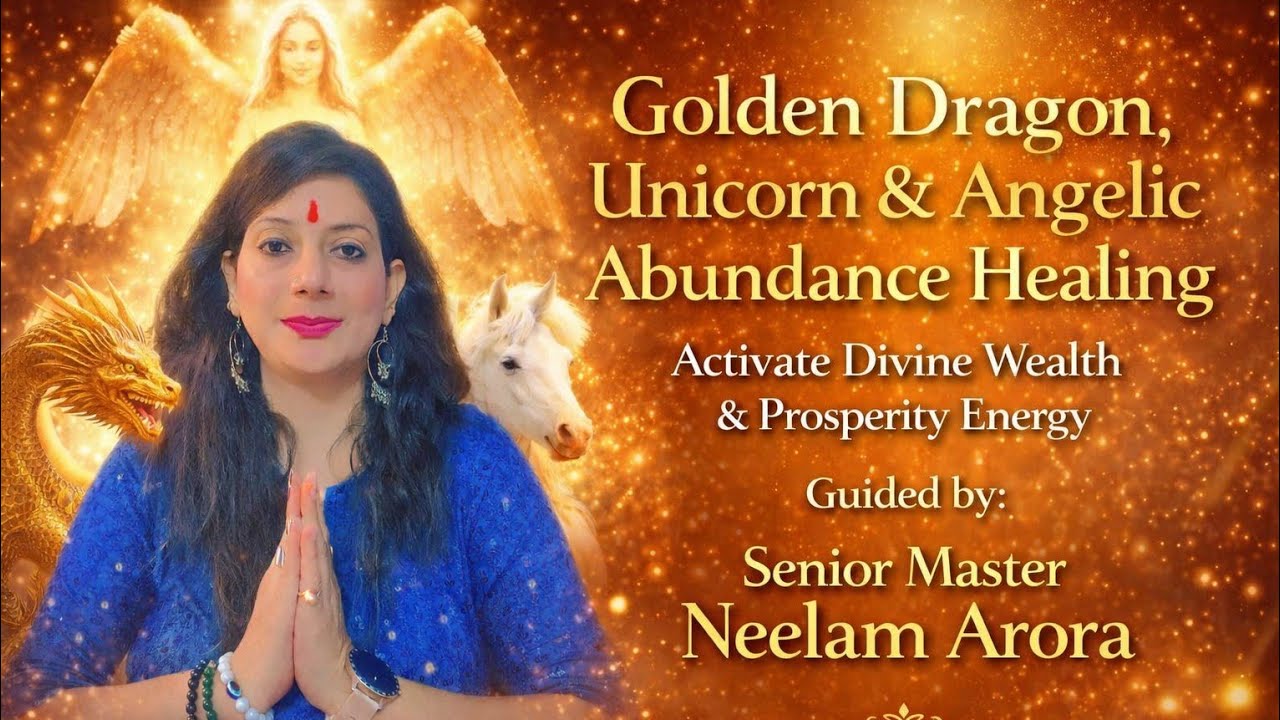 Golden Dragon, Unicorn & Angelic Abundance Healing  Activate Divine Wealth & Prosperity Energy 