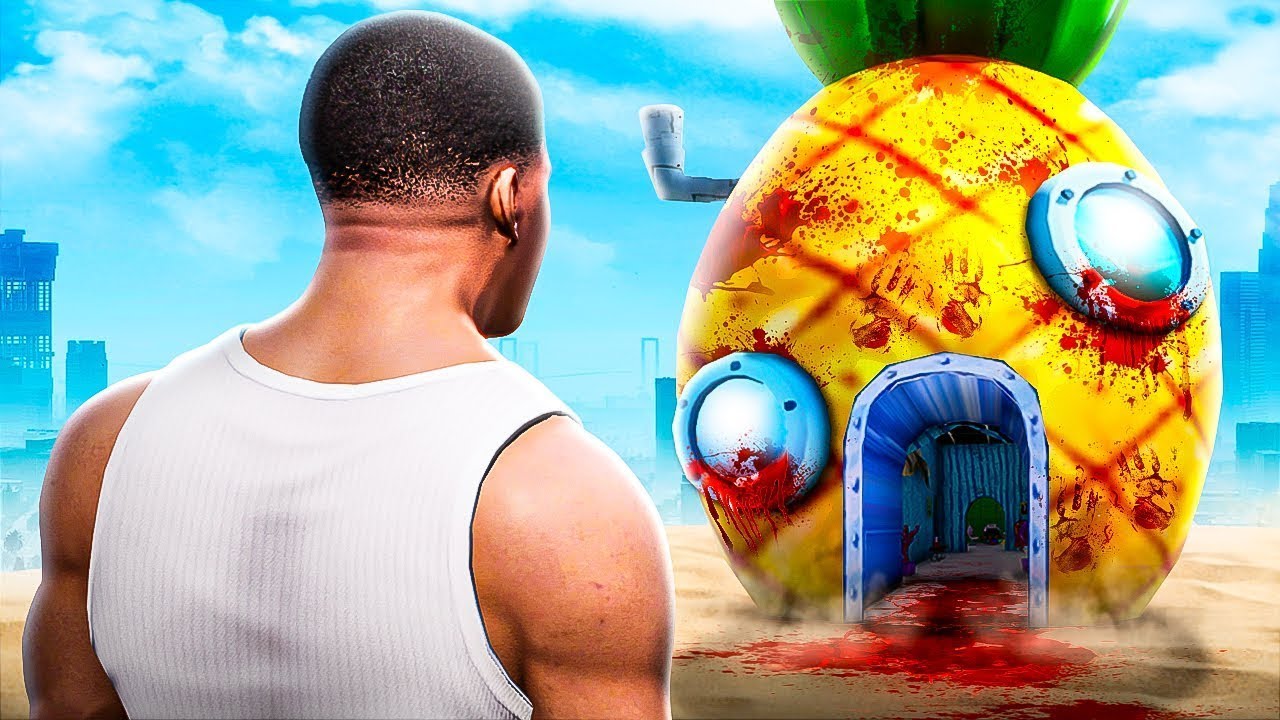 Lo que ocurrió en la casa de BOB ESPONJA Mods de GTA 5