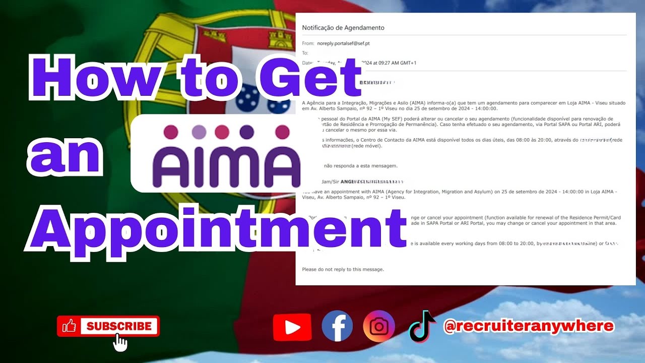 How to get an AIMA Appointment