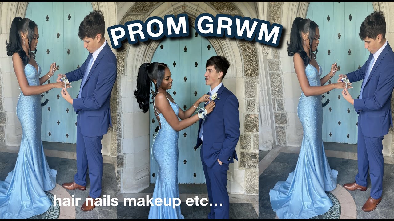JUNIOR PROM get ready with me !! 💕 Hair, Nails, Makeup etc...  