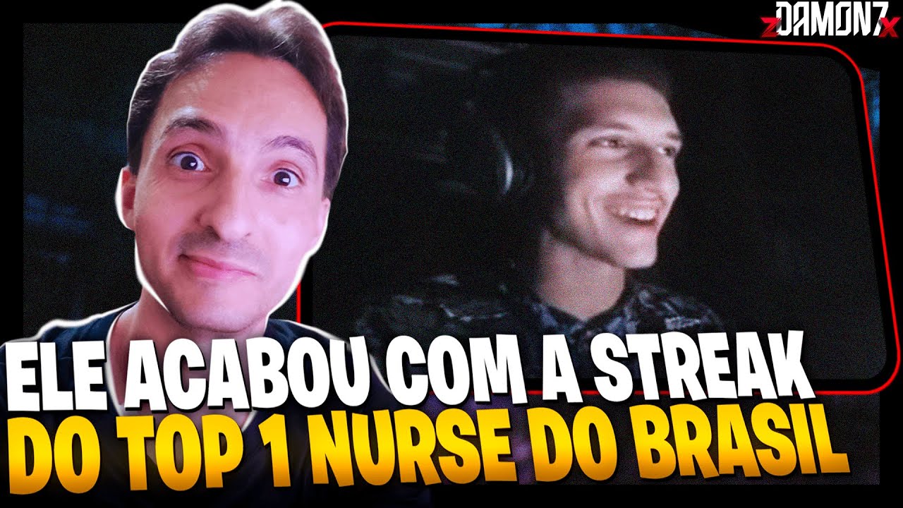 STREAMER ACABOU Com a WIN STREAK da Melhor NURSE DO BRASIL - REACT - Dead by Daylight