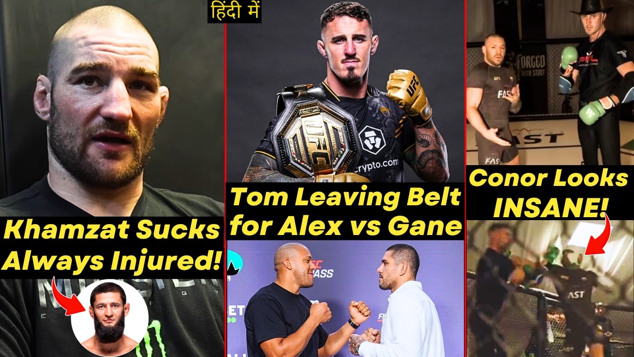 Tom Aspinall To VACATE Belt For Pereira vs Gane? Conor Training Video! Strickland ANGRY On Khamzat!