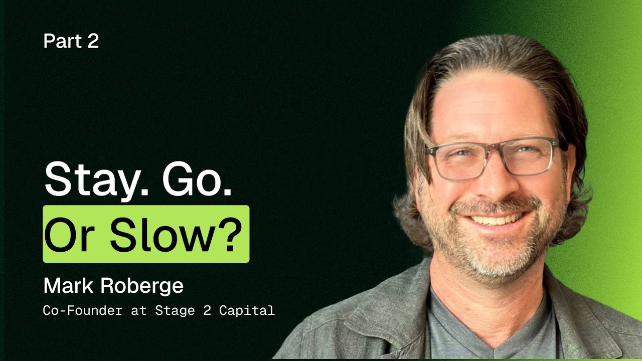 Stay, Go, or Slow: The Scaling Signals Most Founders Ignore | Mark Roberge